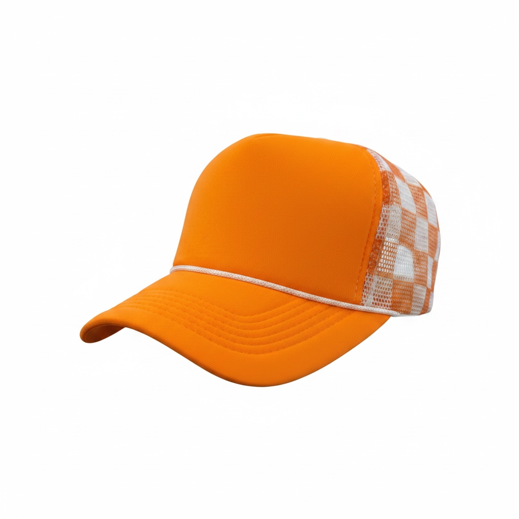 Checkered Hats with Patches