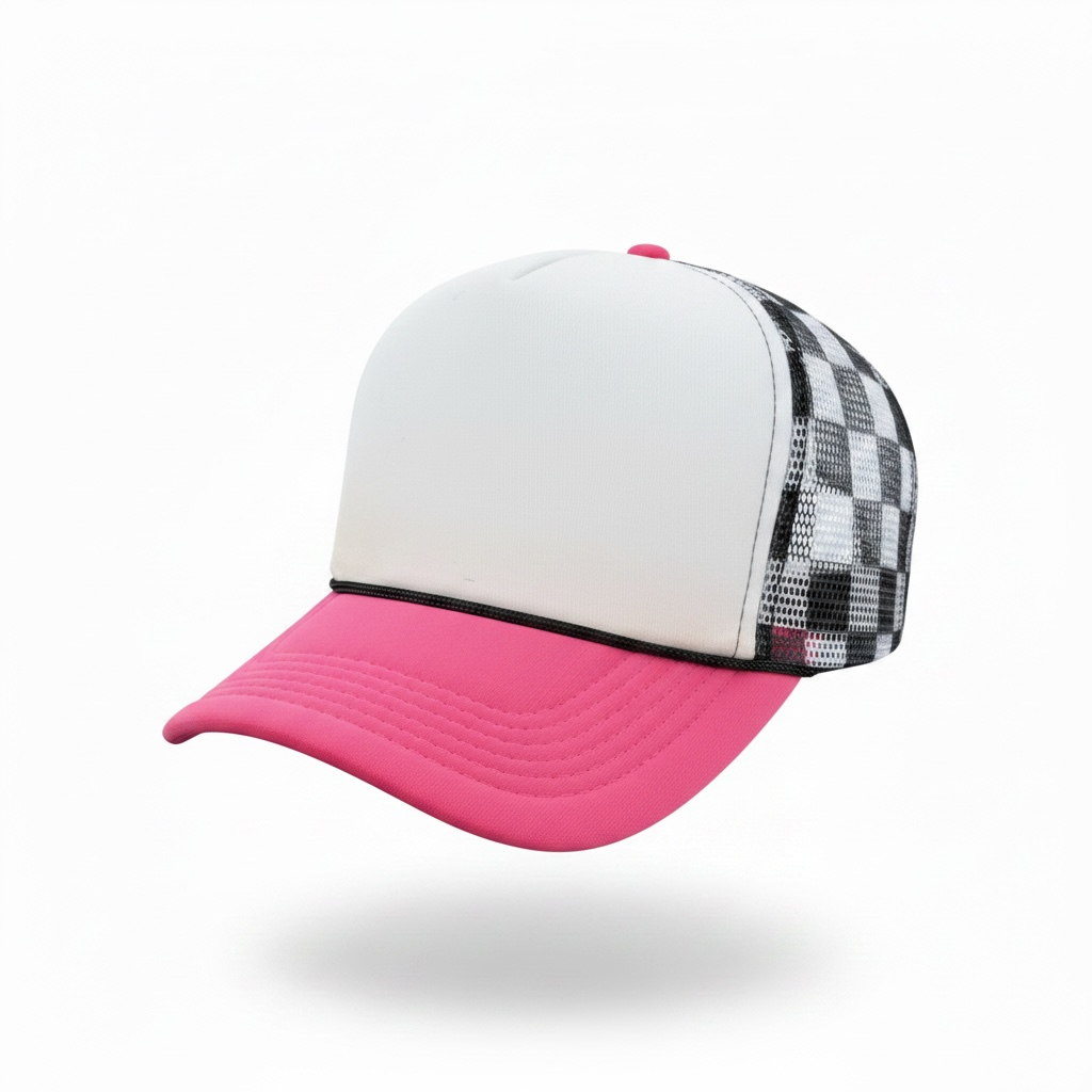 Checkered Patch Hat