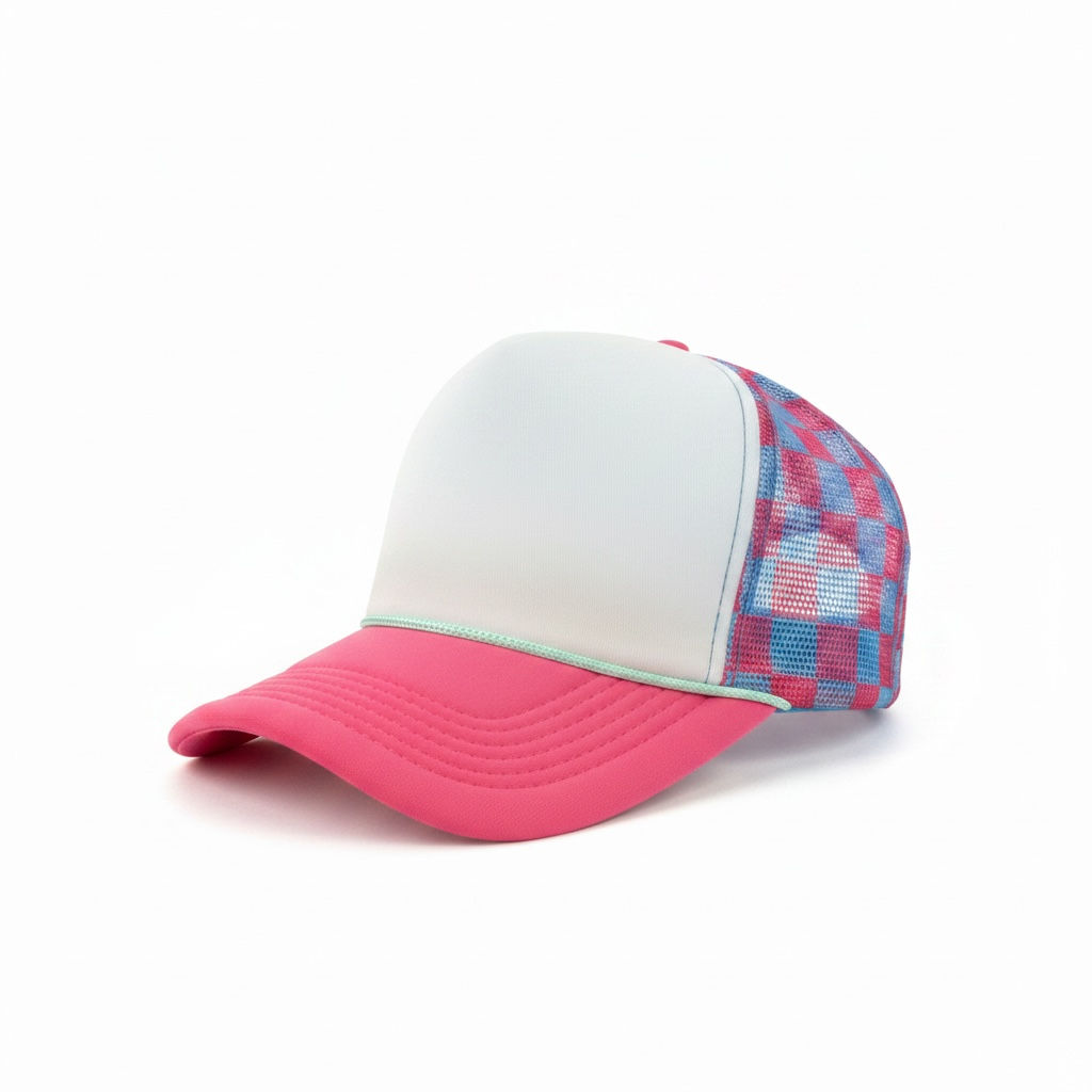 Checkered Patch Hat