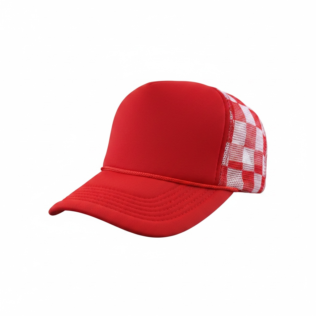 Checkered Patch Hat