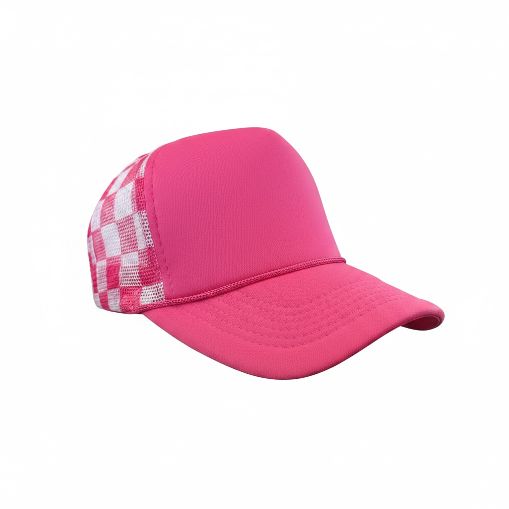 Checkered Patch Hat