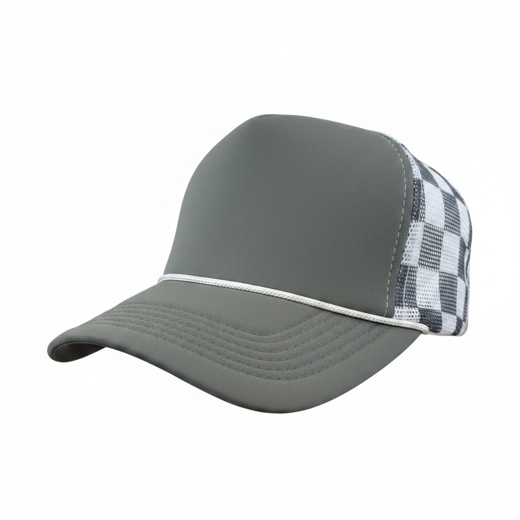 Checkered Patch Hat