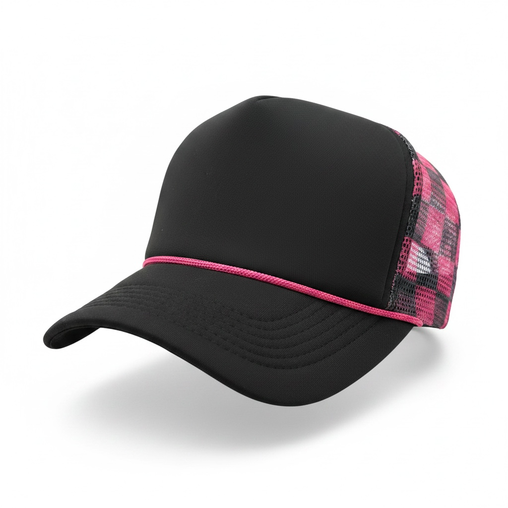 Checkered Patch Hat