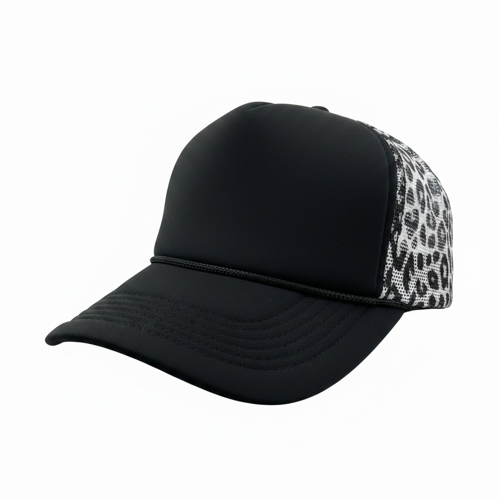 Animal Print Patch Hat