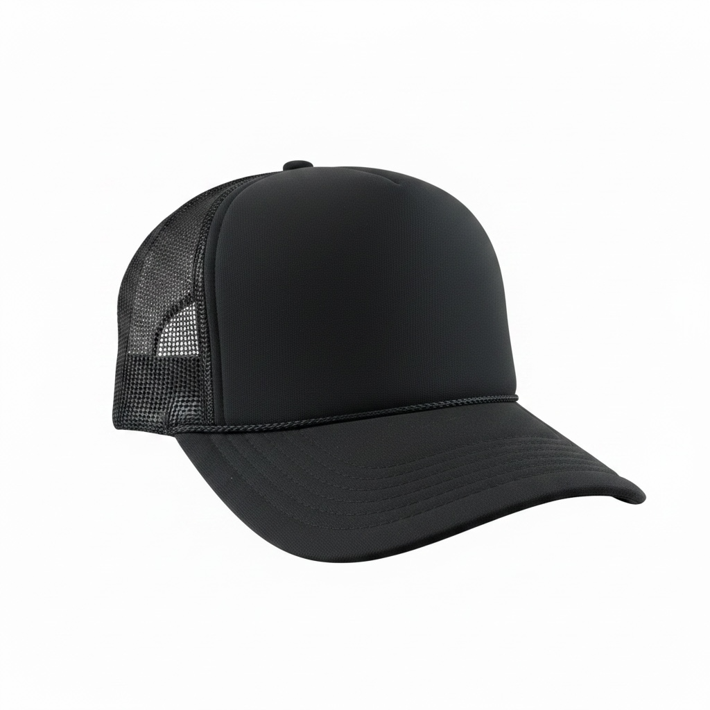 Solid Trucker Hats with Patches