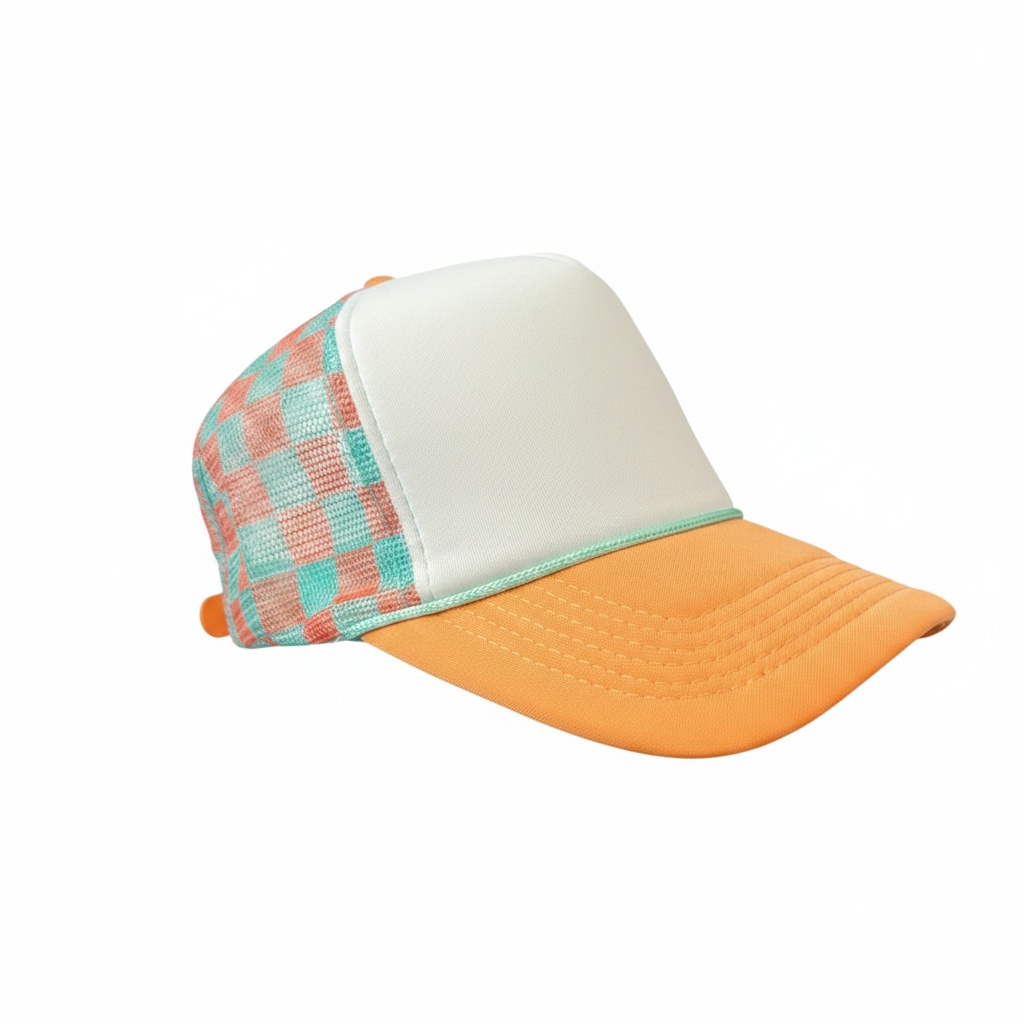Checkered Patch Hat