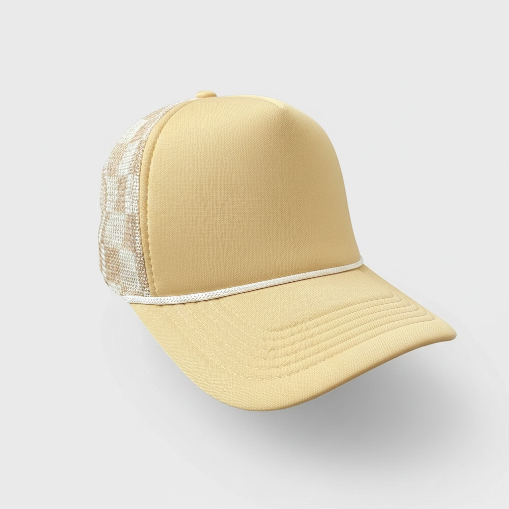 Checkered Patch Hat