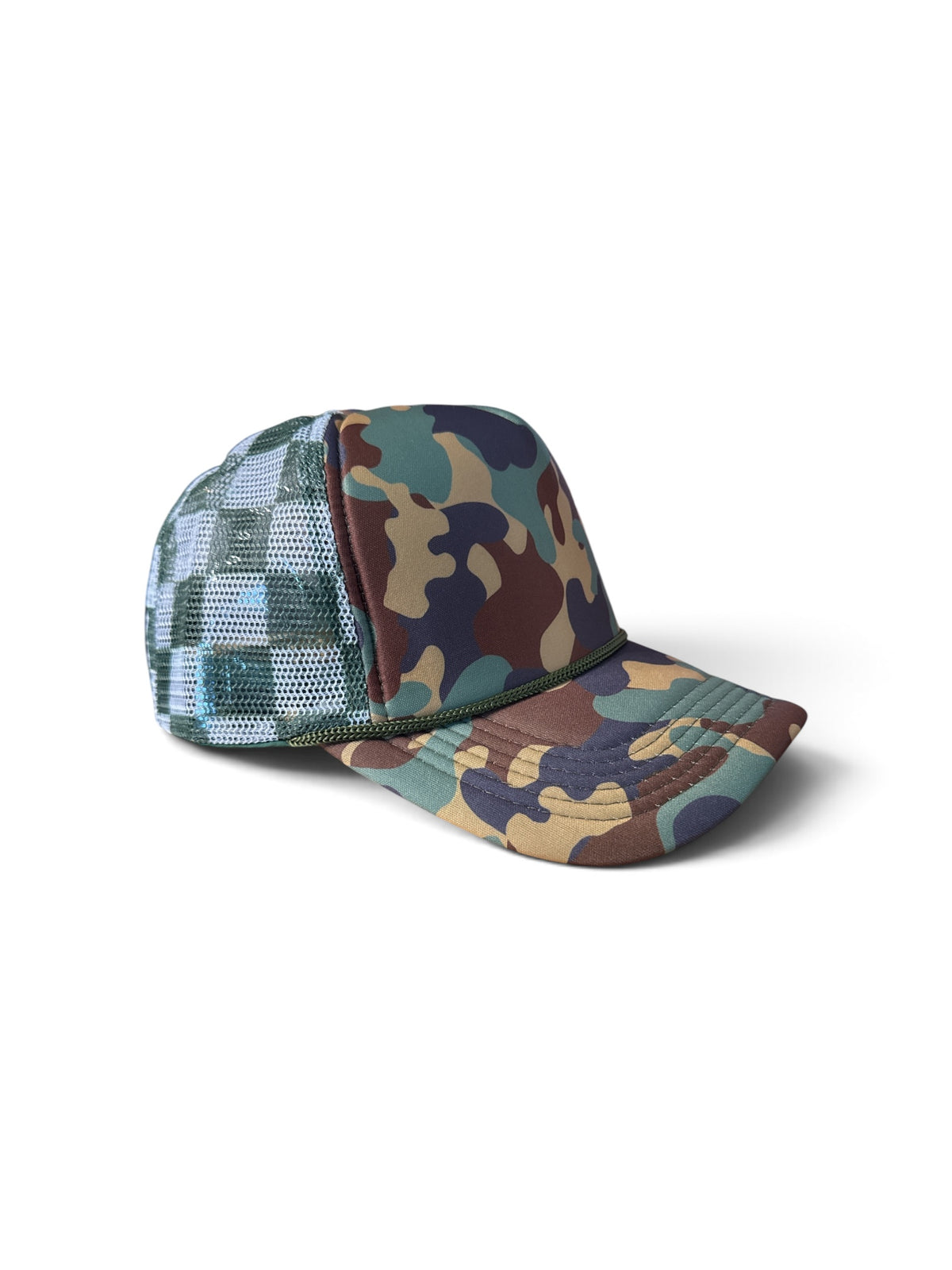 Checkered Patch Hat